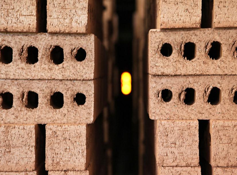 Bricks in Kiln